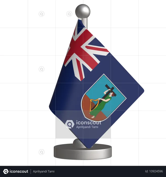 몬세라트  3D Icon