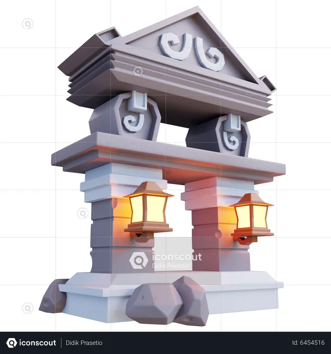 Monument  3D Icon