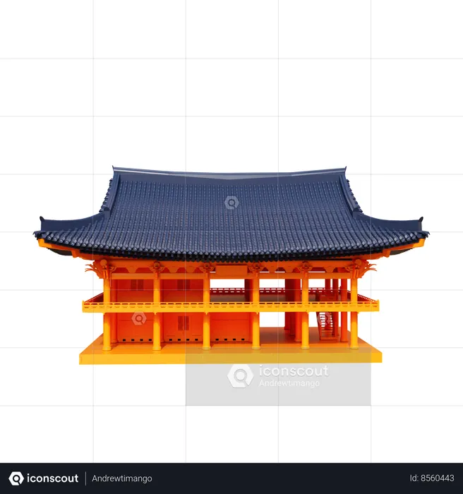 Monumento de Corea del Sur  3D Illustration