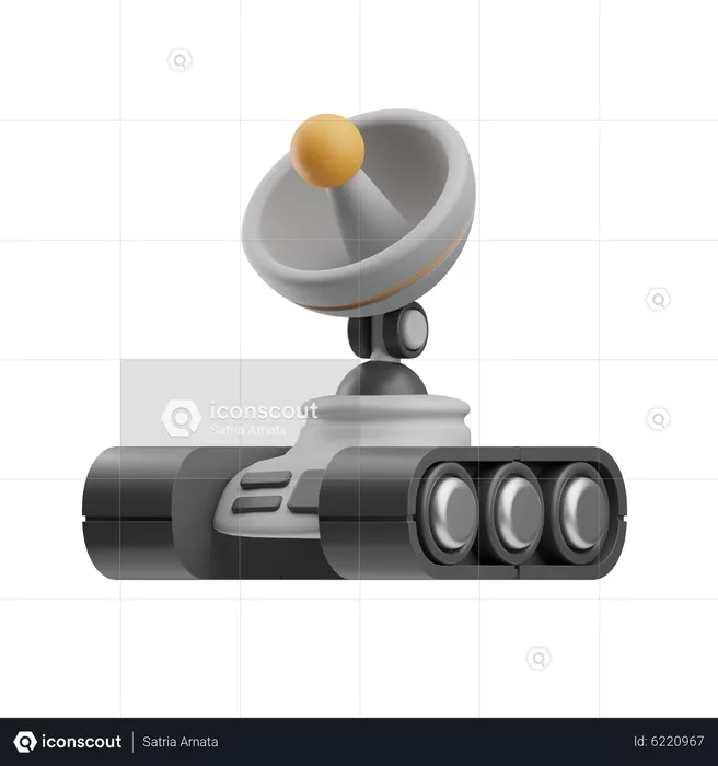 Moon Rover  3D Icon