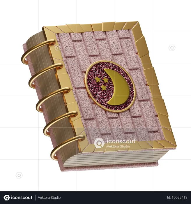 Moonlit Grimoire  3D Icon