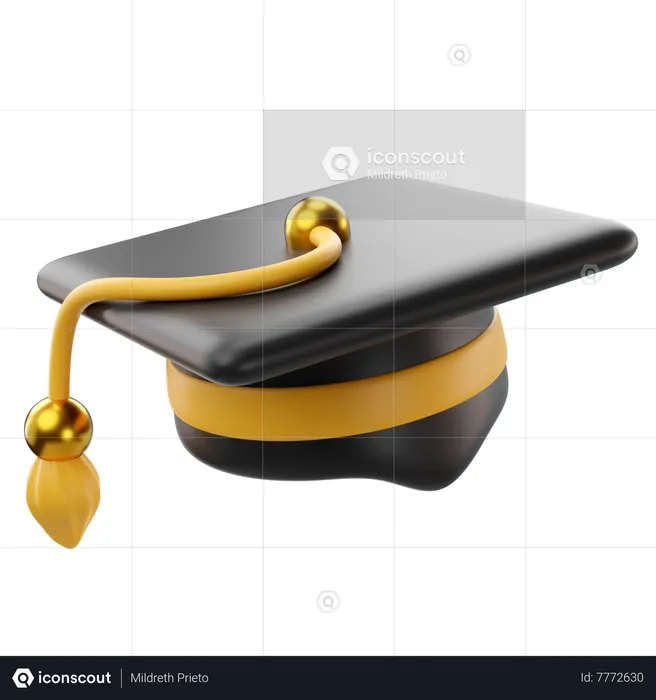 Mortarboard  3D Icon