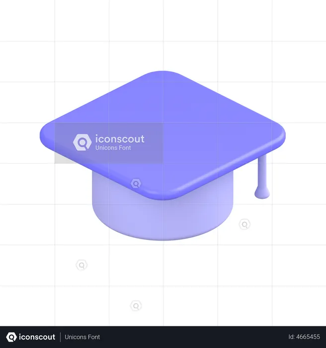 Mortarboard  3D Icon