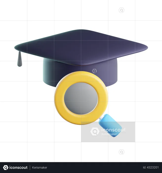 Mortarboard Analize  3D Icon