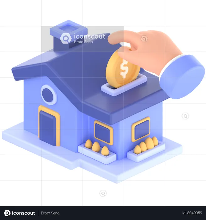 Mortgage  3D Icon
