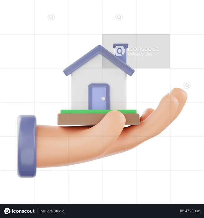 Mortgage Loan  3D Illustration