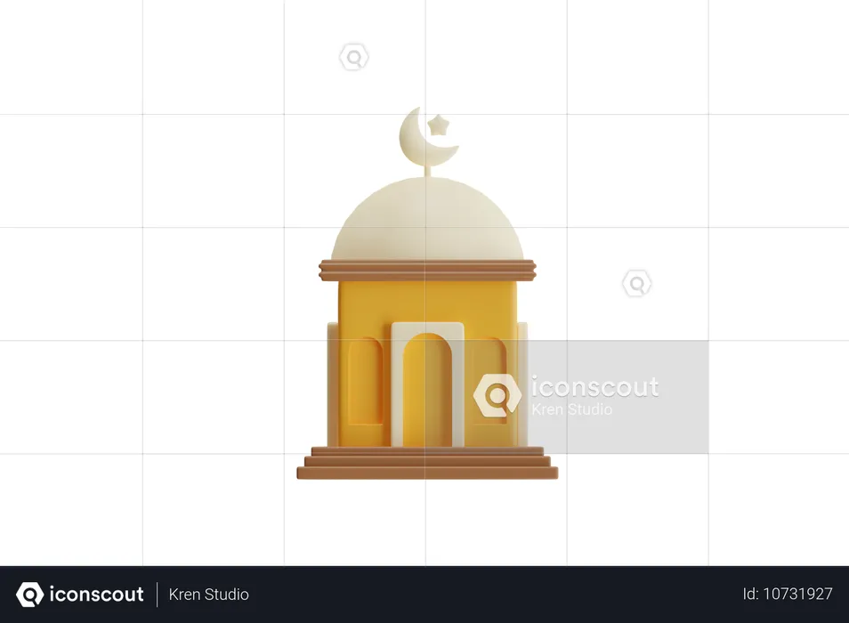 Moschee  3D Icon