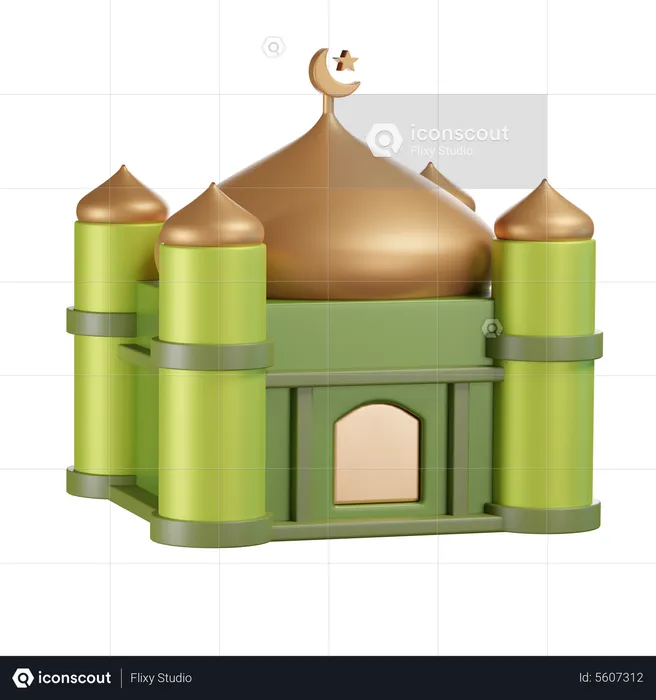 Moschee  3D Icon