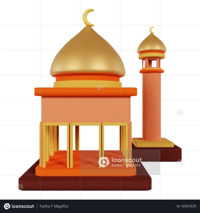 Moschee  3D Icon