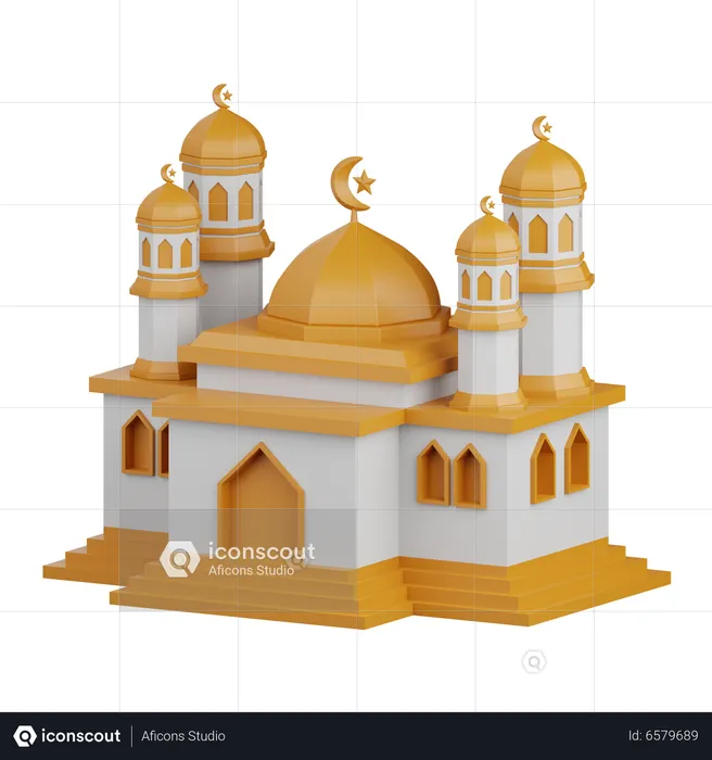 Moschee  3D Icon