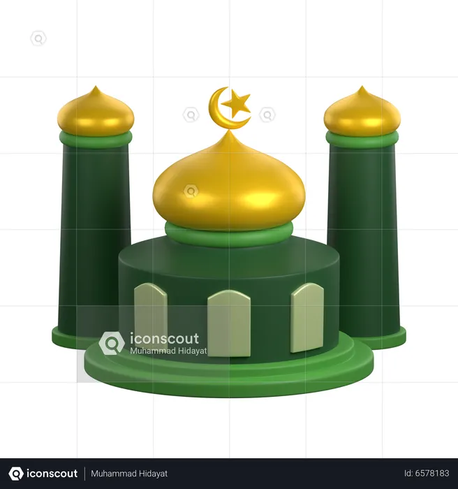 Moschee  3D Icon