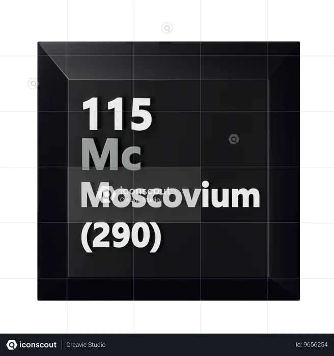 モスコビウム  3D Icon