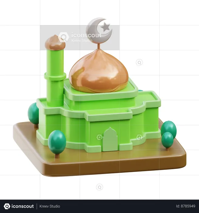 Mosque  3D Icon