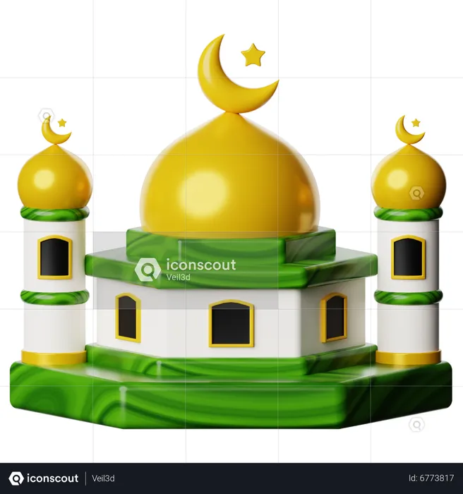 Mosque  3D Icon