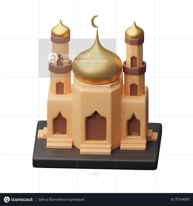 Mosque  3D Icon