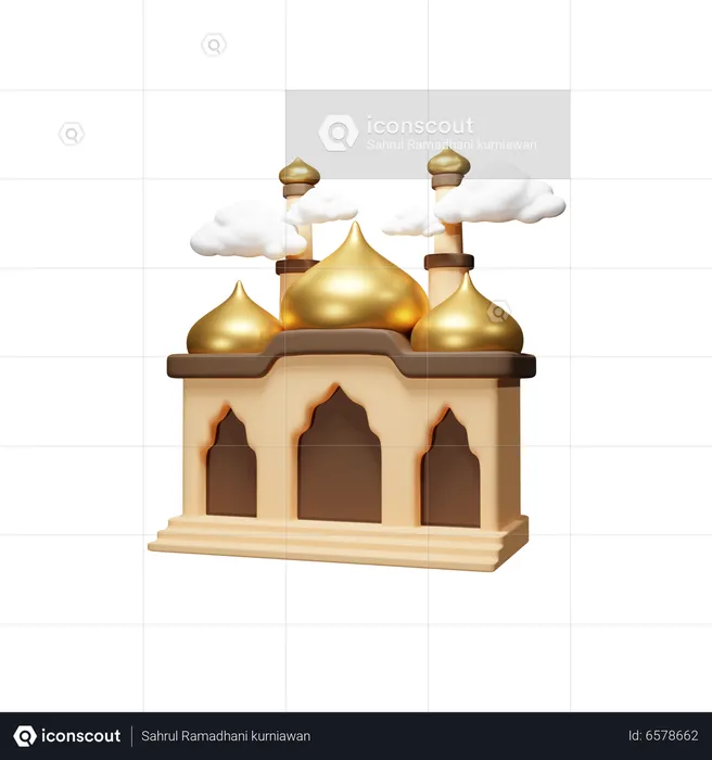 Mosque  3D Icon