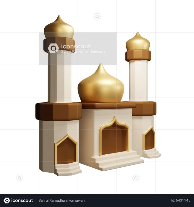 Mosque  3D Icon