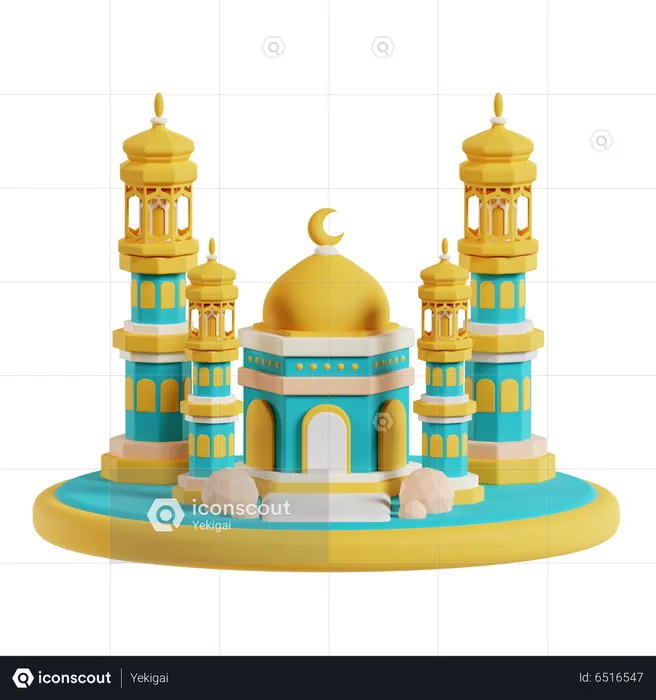 Mosque  3D Icon