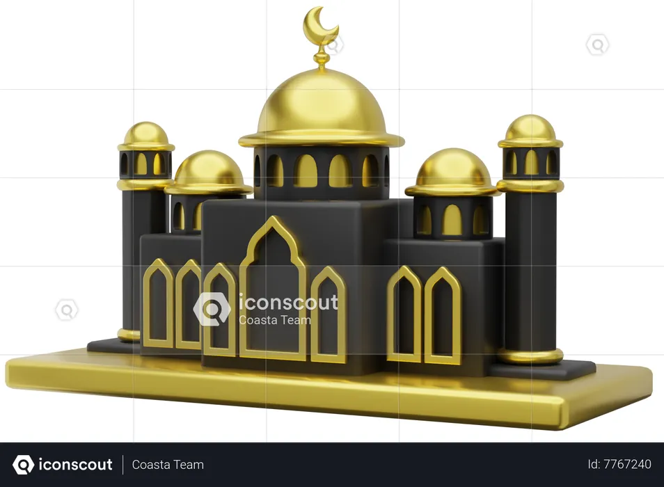 Mosque  3D Icon