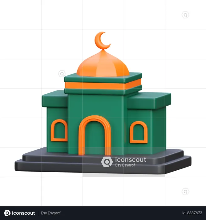 Mosque  3D Icon