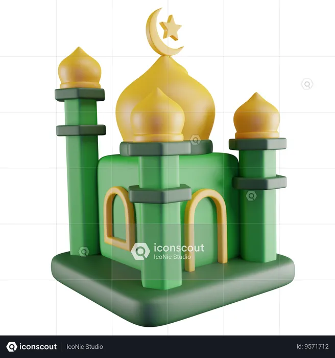 Mosque  3D Icon