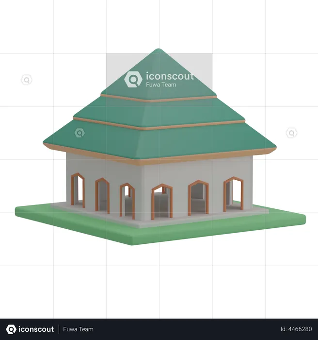 Mosque  3D Illustration