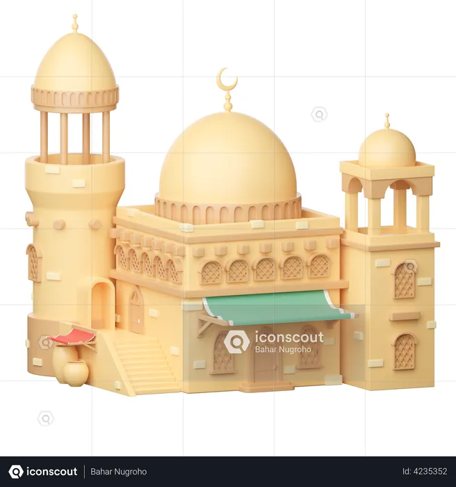 Mosque  3D Illustration