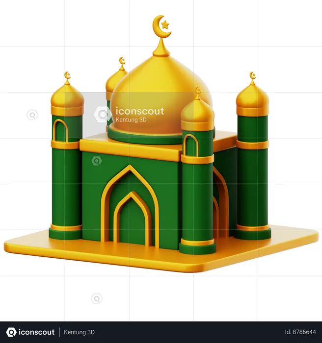 Mosquée  3D Icon