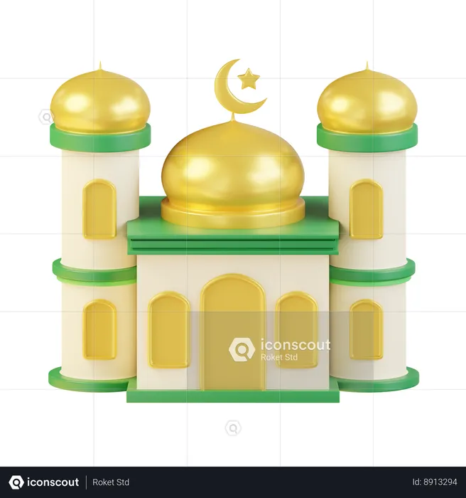 Mosquée  3D Icon