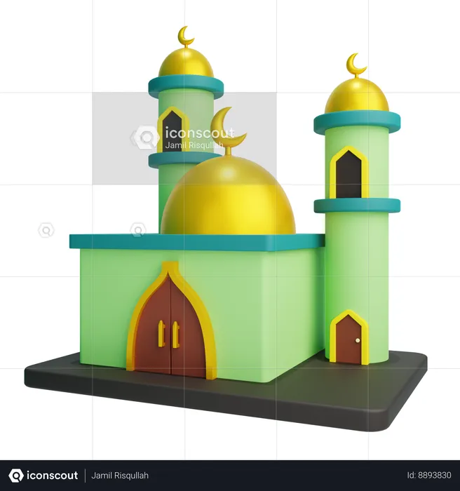 Mosquée  3D Icon