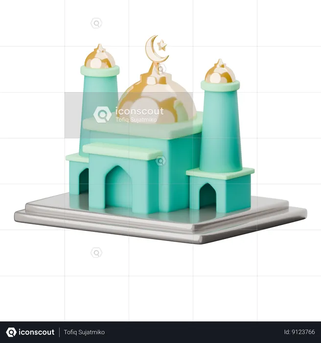 Mosquée  3D Icon