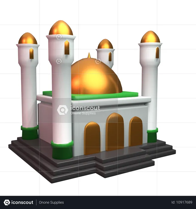 Mosquée  3D Icon