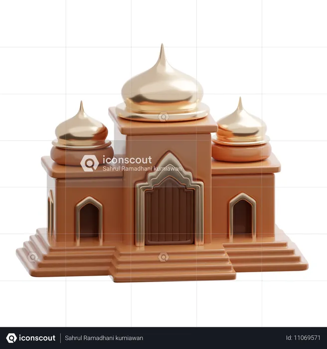 Mosquée  3D Icon