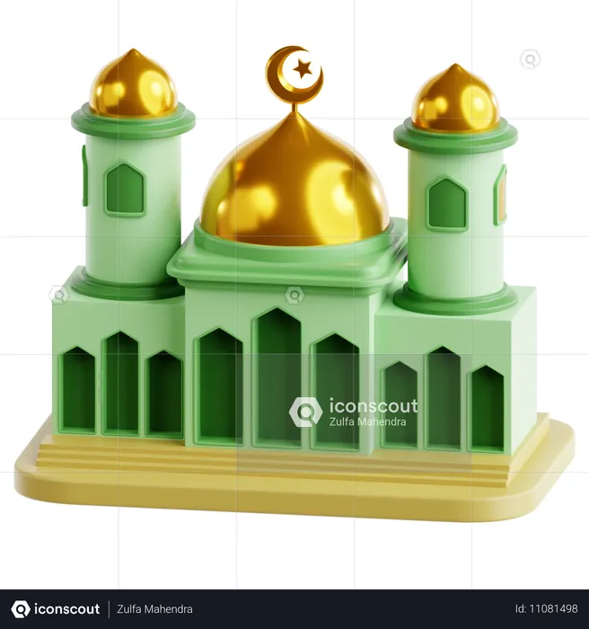 Mosquée  3D Icon