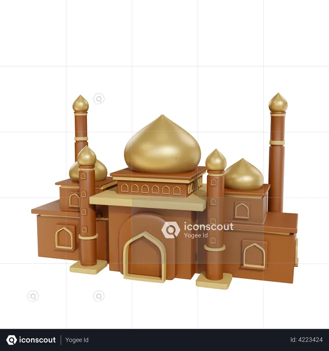 Mosquée  3D Illustration