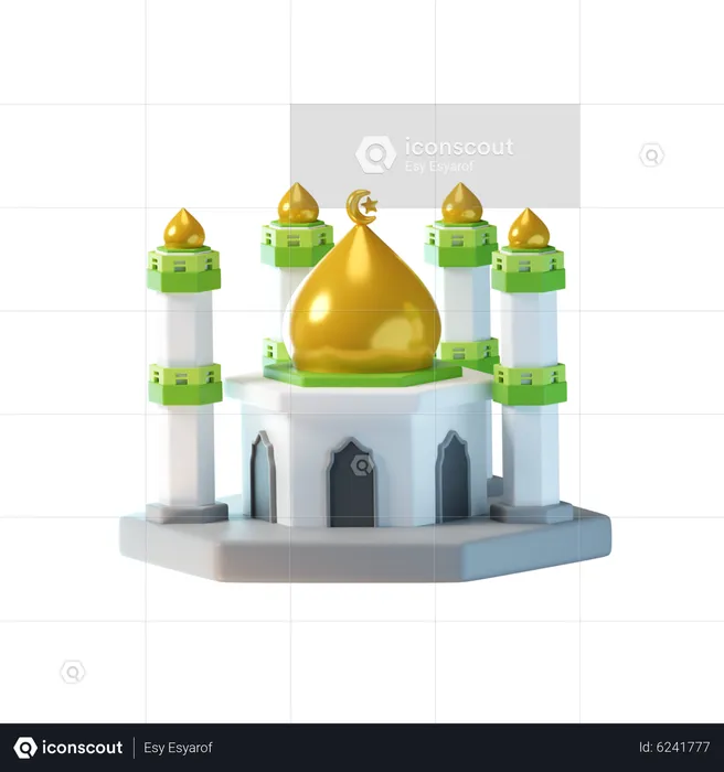 Mosquée  3D Icon