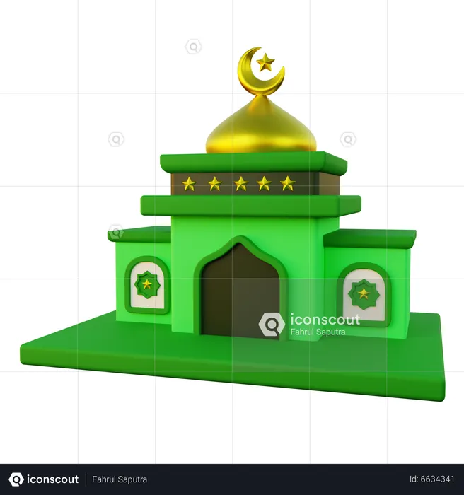 Mosquée  3D Icon