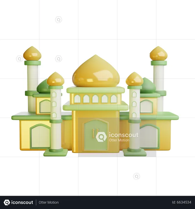 Mosquée  3D Icon