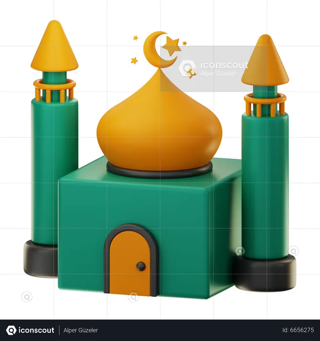 Mosquée  3D Icon