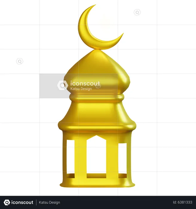 Dôme de la mosquée  3D Icon