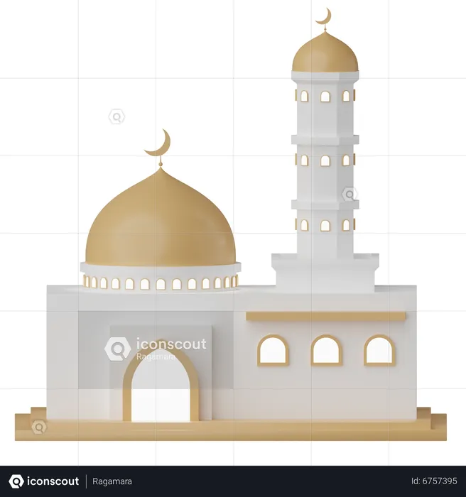 Mosquée mosquée  3D Icon