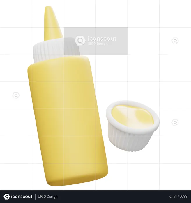 Mostaza  3D Icon