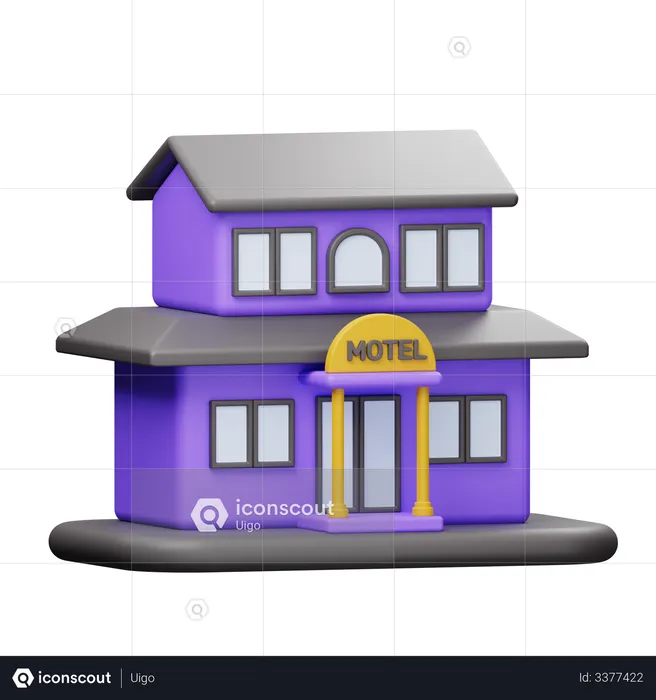 Motel  3D Illustration