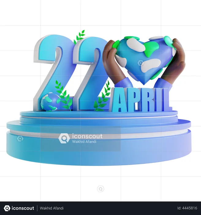 Mother Earth Day  3D Illustration