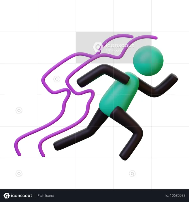 Motion Capture  3D Icon