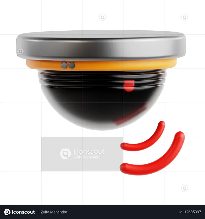 모션 감지 센서  3D Icon