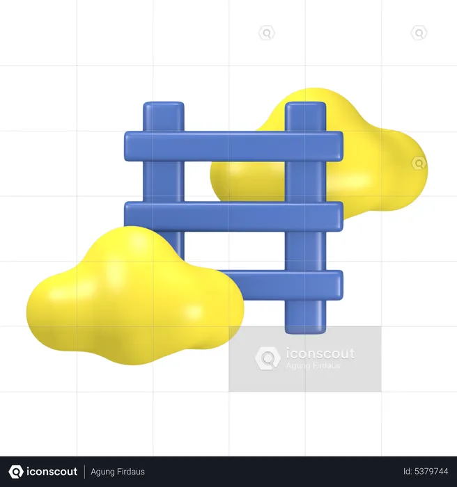 Motivation Stairs  3D Icon