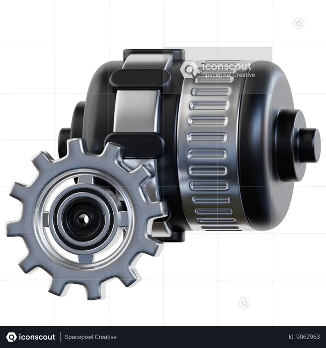 Motor  3D Icon