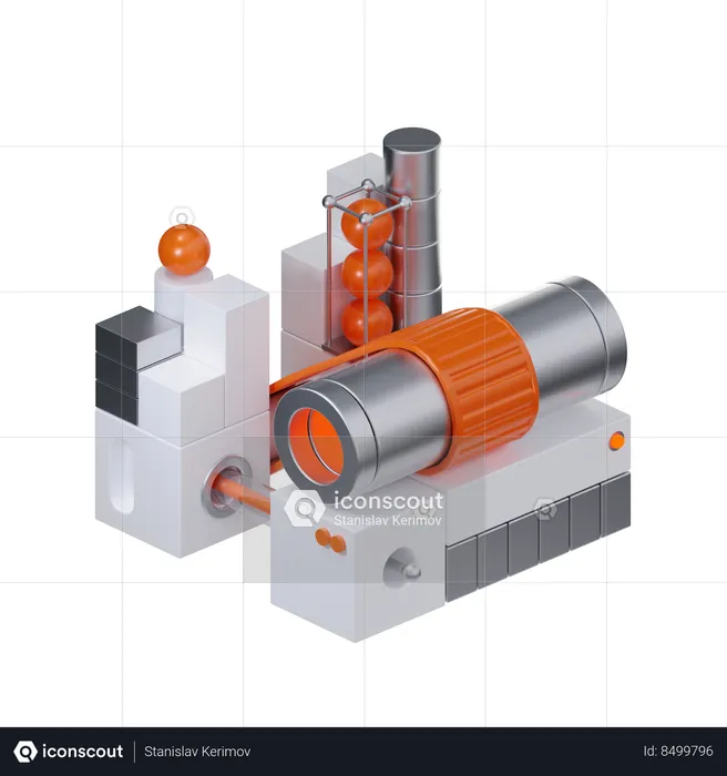 Motor  3D Icon