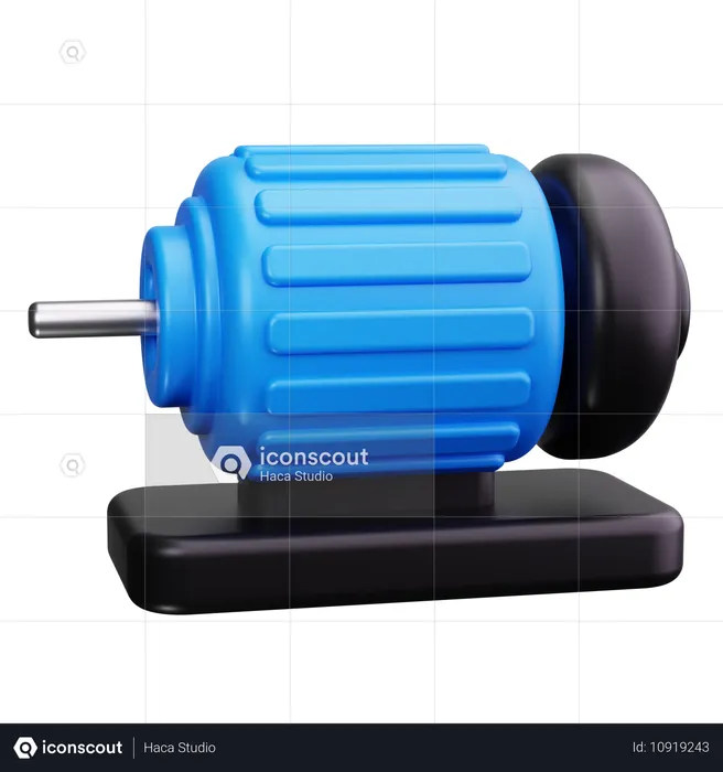 Motor elétrico  3D Icon